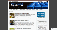 Desktop Screenshot of ctsportslaw.com